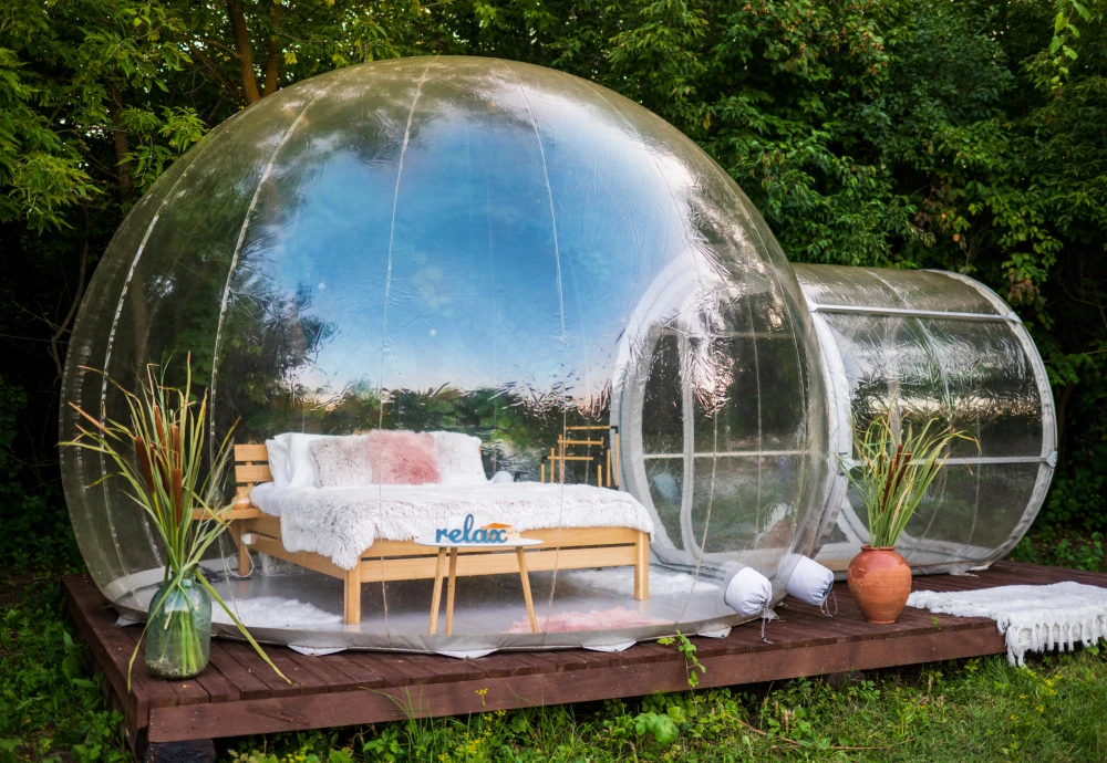 outdoor transparent tent